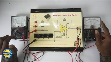 Study of Operational Amplifier as Inverting Adder