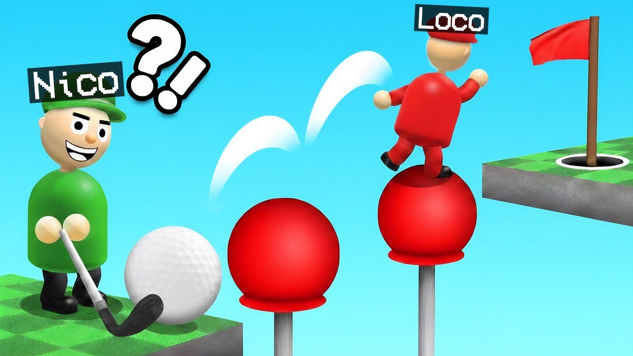 NICO, INFASTIDISCE I SUOI AMICI NEL GOLF PIÙ SCORRETTO DEL MONDO!