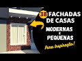 38 FACHADAS DE CASAS Modernas E Pequenas | Pura Inspiração!!🏠
