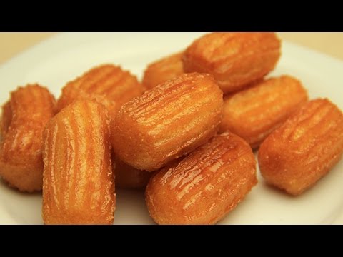 Turkish Tulumba Recipe - Fried Sweet Dough with Sugar Syrup