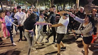 🕺💃Se Armó la Rueda en la Alameda Central Ciudad de México 🎶✨ | Fuente de Venus