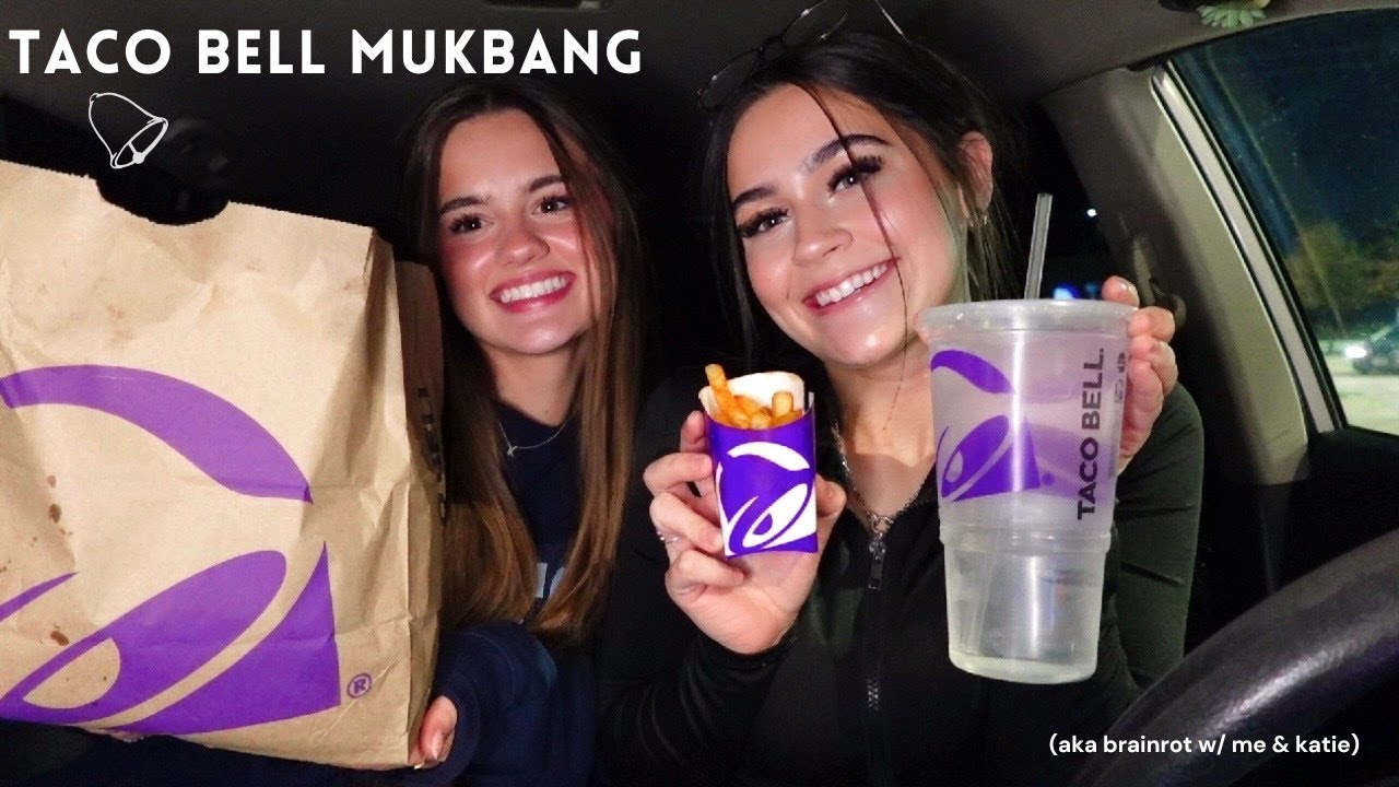 taking my best friend to taco bell!! | mukbang, chaotic, brainrot