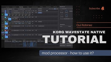 wavestate native tutorial - mod processor, how to use it?