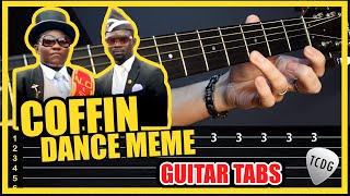 COFFIN DANCE Meme Ataúd (Atronomia) TAB Súper Fácil en Guitarra Acústica ¡Cualquiera lo puede tocar!