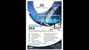 SFA Tour Plan Training Video from VISW Consultancy Services || Call @ +91-9818036608 +91-8287124717