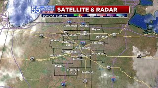 Mostly cloudy start to the week