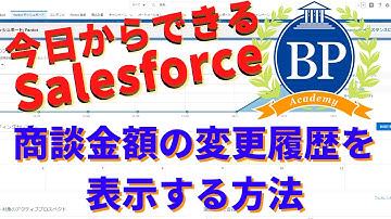 【今日からできるSalesforce】商談金額の変更履歴