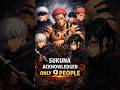 why sakuna acknowledge only 9 person in jujutsu kaisen??