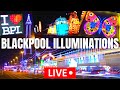 🔴 Blackpool Illuminations 2021 LIVE - Promenade Lights Tour FULL WALK