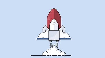 Illustrator Tutorial :  Logo Design Rocket ( Space Shuttle )