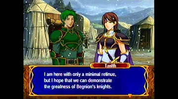 Fire Emblem: Path of Radiance - Support C: Tanith & Oscar