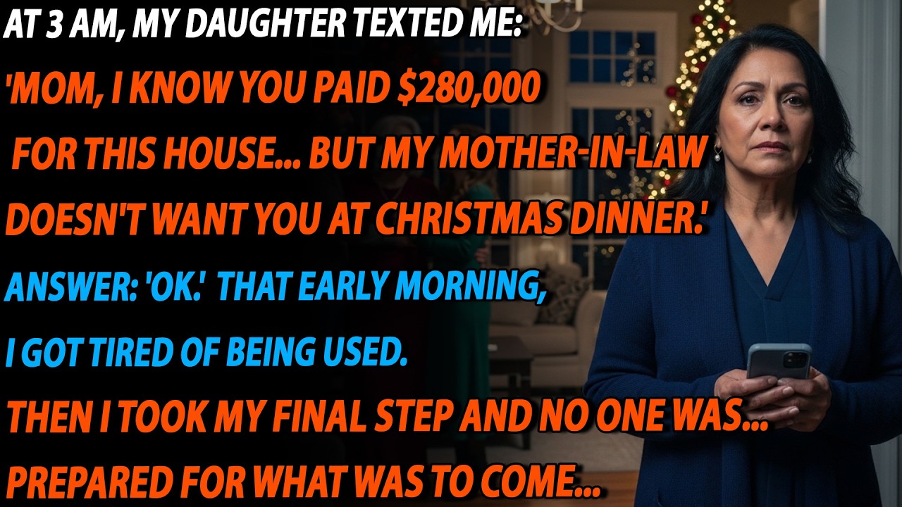 😱 My Daughter Said Her MIL Banned Me from Christmas — Then THIS Arrived! 🎁