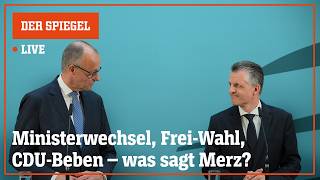 Livestream: Statement des Kanzlers nach CDU-Personalumbau | DER SPIEGEL