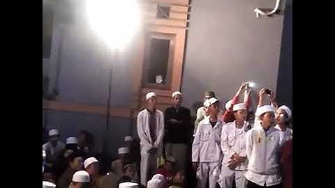 The jakmania ( Persija Fans) Bersholawat bersama Majlis Nurul Mustofa - Jakarta Selatan