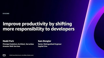 AWS re:Invent 2023 - Improve productivity by shifting more responsibility to developers (SVS309)