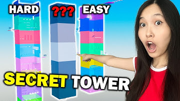 Beating SECRET TROLL TOWER in Roblox!