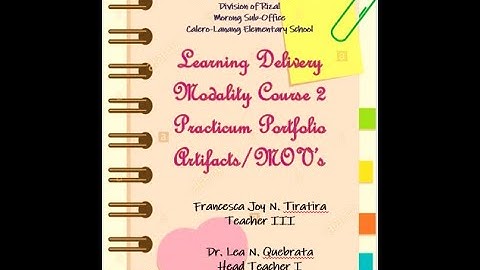 LDM 2 Practicum Portfolio Soft copy