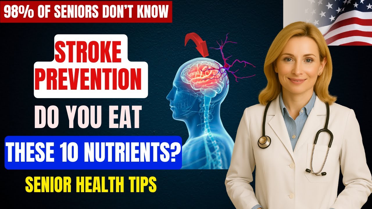 Stroke Prevention for Seniors: The 10 Nutrients That Can Save Your Life | Senior Health Tips