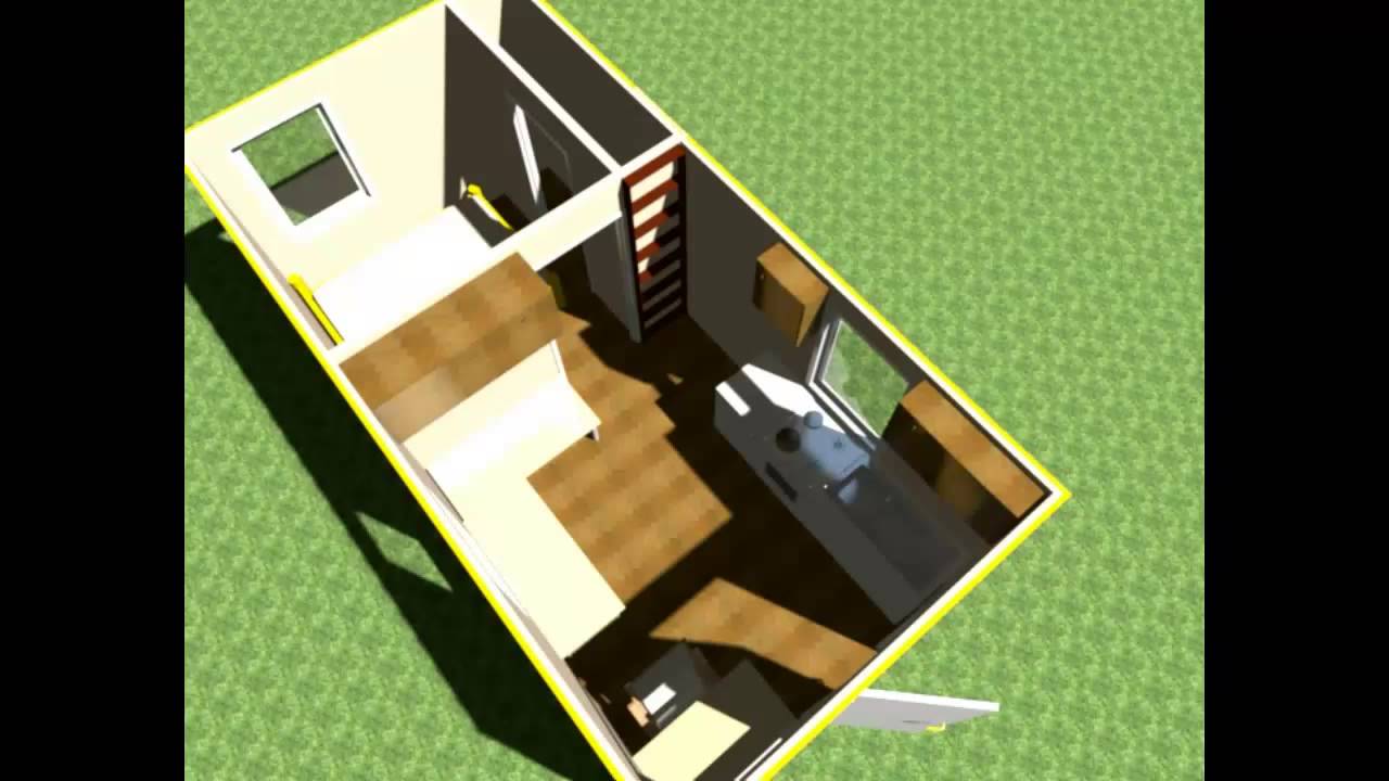 $3,000 tiny house design - 10x20 lofted tiny home w