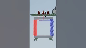 Transformer explained | step down transformer practical | how step down transformer works | #shorts