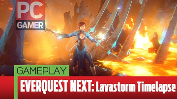 EverQuest Next Landmark gameplay - Lavastorm timelapse