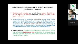 Ulaşımda Enerji Verimliliği Çevre Dostu Bisikletli Ulaşım - Öğr Gör Feridun Ekmekçi