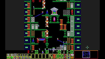 Lemmings custom level: The Wrecked Site