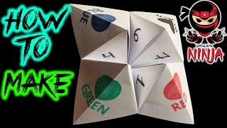 How To Fold: Origami Fortune Teller