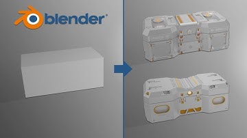 MODELLING For Absolute Beginners - Blender Timelapse | Kitbash And Boolean