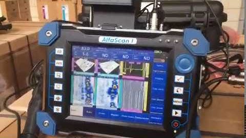 TWN-14 | PAUT & TOFD AUT Scanner with Alfascan 1 flaw detector