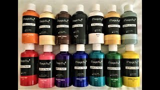 MEEDEN's Acrylic Paint - First Impressions & Swatches (Review/Part 1) 