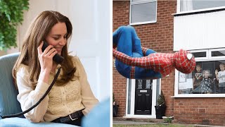 video: Duchess of Cambridge praises 'Stockport Spider-Man' for lifting spirits during lockdown
