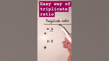 Triplicate ratio #math #shorts