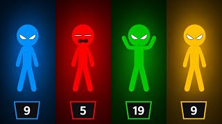 Stickman Party ll Tournament Mode 1-4 Player Random MiniGames Gameplay Walkthrough Update 