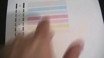 Como fazer a impressora parar de Imprimir a página de teste?