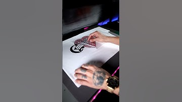 ✅How To Do a 3 Color Design Using Puff Print Heat Transfer Vinyl #Shorts