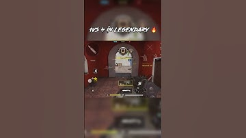 1vs 4 in legendary 🔥 | MP Ranked Codm #codm #codmobile #shorts
