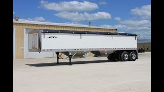 New Aluminum Hopper Trailer - Grain Trailer Walk Around - Jet Trailers