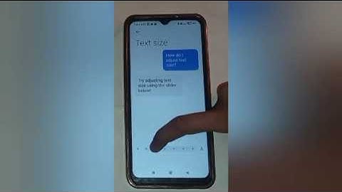 how to change font size in redmi 9 activ, change font size setting