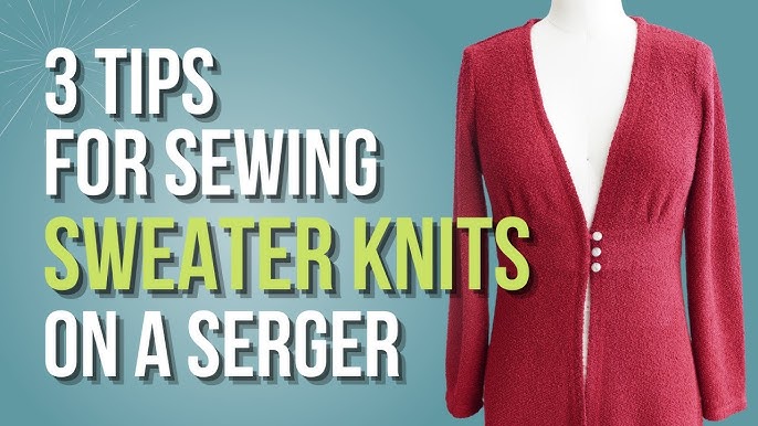 My Best Tips for Sewing Sweater Knit Fabrics - Melly Sews
