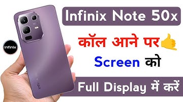 infinix note 50x caller ID display full screen | infinix note 50x caller ID display full screen