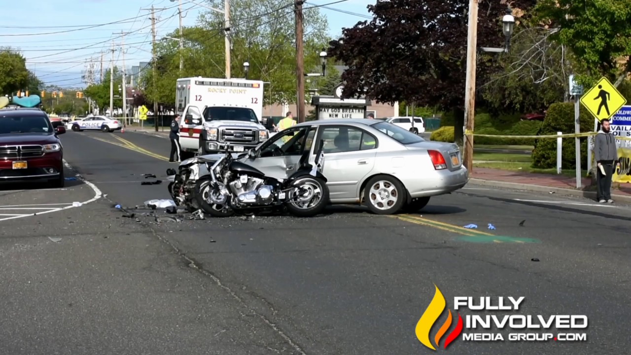 Rocky Point,NY Motorcyclist and Passenger Seriously Injured in Motor
