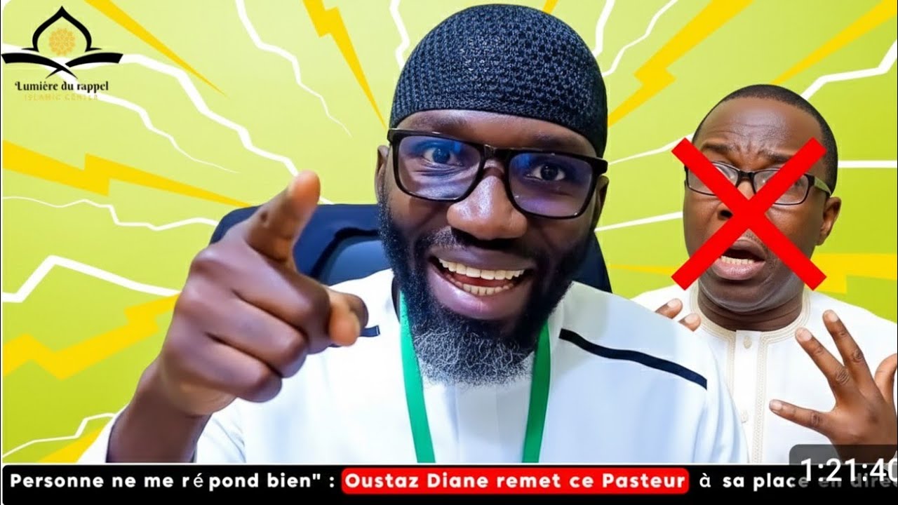 🔴😱Personne ne me répond bien Oustaz Diane remet ce pasteur a sa place en direct 
