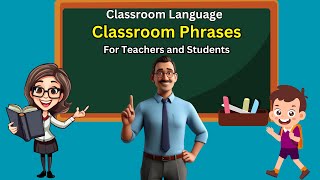 Basic English Classroom Phrases | Classroom language | Classroom Vocabulary | #classroomlanguage