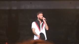 M. Pokora - Blabla & début Elle me contrôle - REDTour - Forest National - Le 19/12/2015