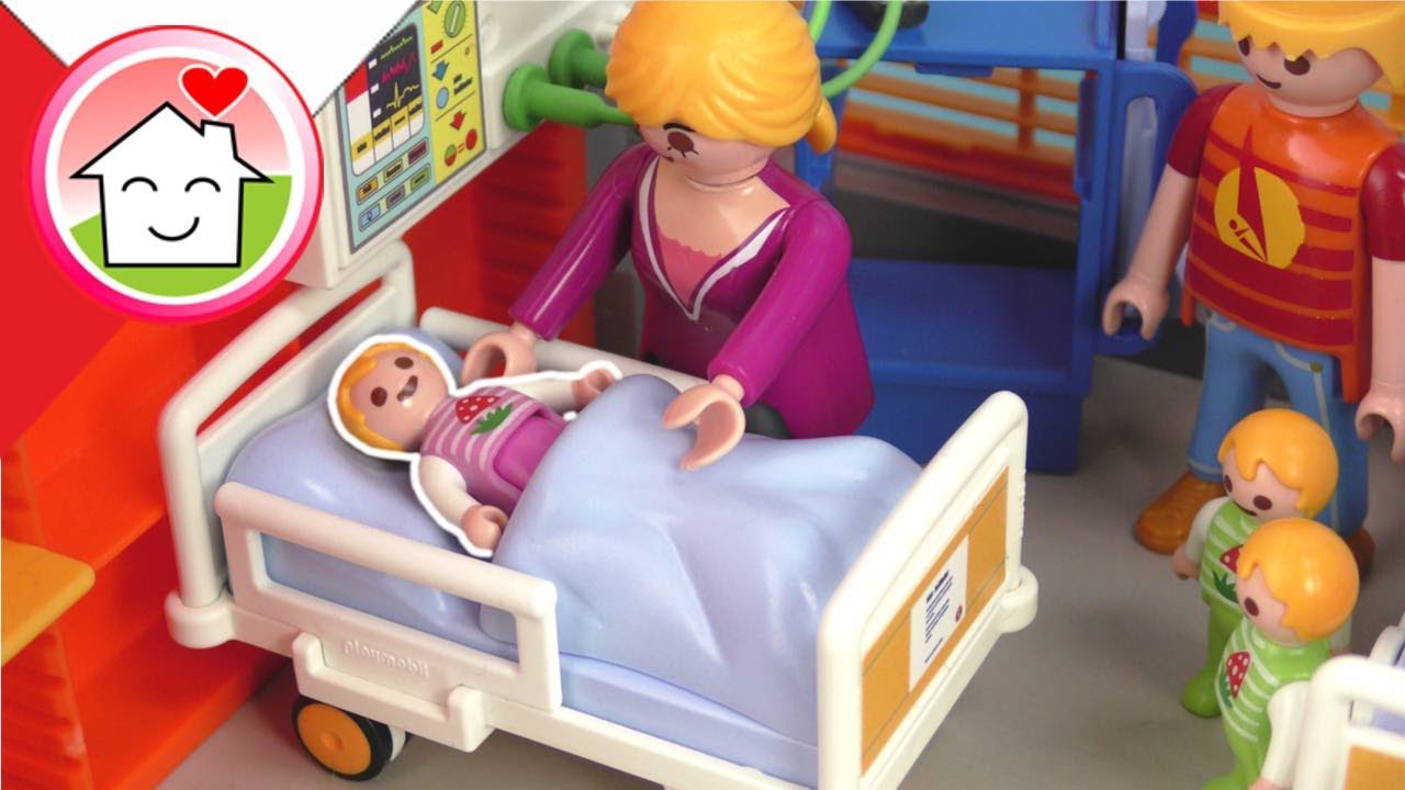 Playmobil po polsku Maja w szpitalu Rodzina Hauserow YouTube
