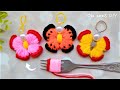 It&#39;s so Beautiful ❤️☀️ Superb Trick with Fork for Easy Butterfly Making with Yarn- DIY Woolen Crafts