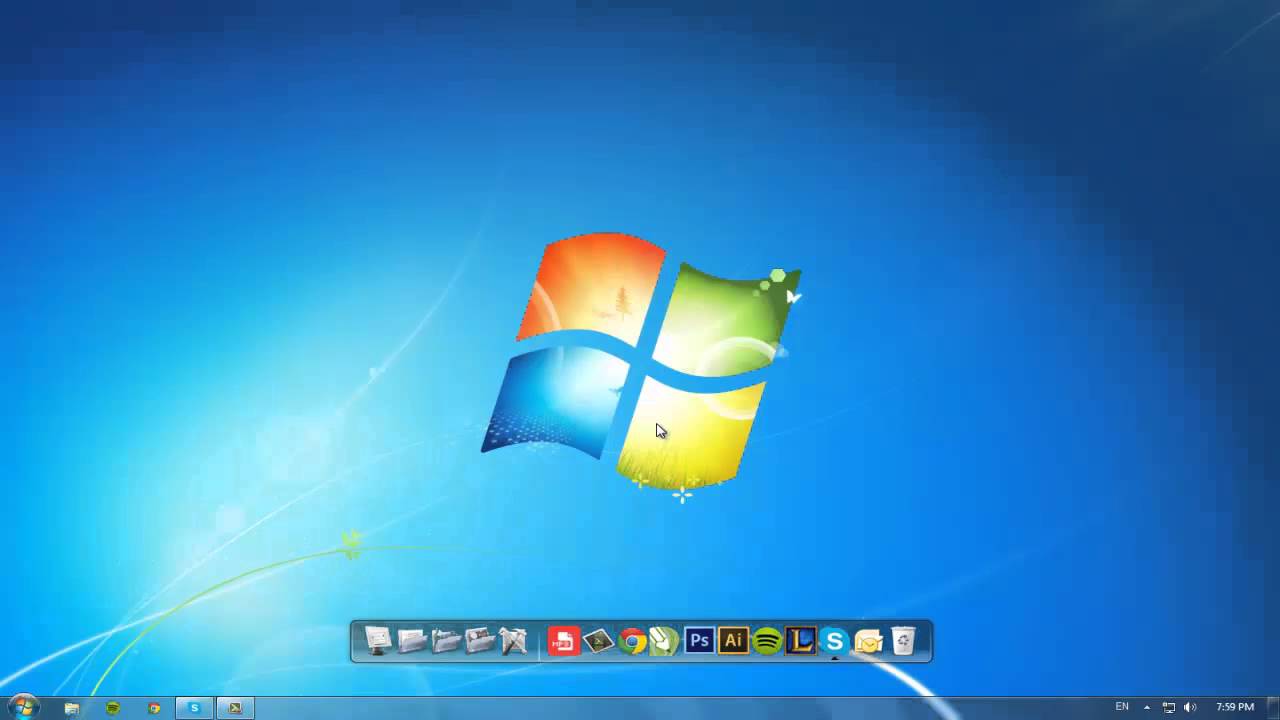 Windows 7 Easy Desktop Customization YouTube