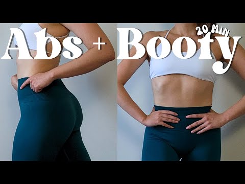ABS and BOOTY at home | no equipment | 20 minutes