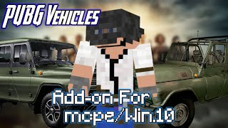 PUBG Vehicles Add-on For mcpe/Win. 10 || Link is in Description || #short screenshot 1